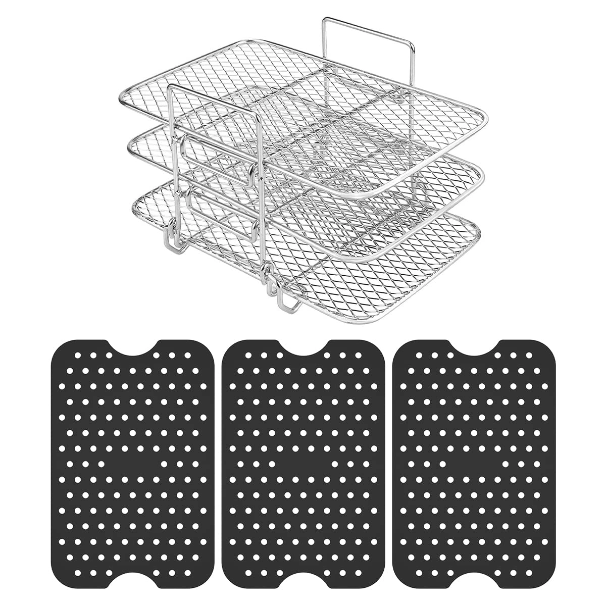 Air Fryer Rack - 304 Food Grade Stainless Steel 3 piece(s)