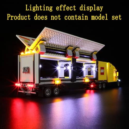 LED Light Kit for LEGO City Yellow Delivery Truck 60440