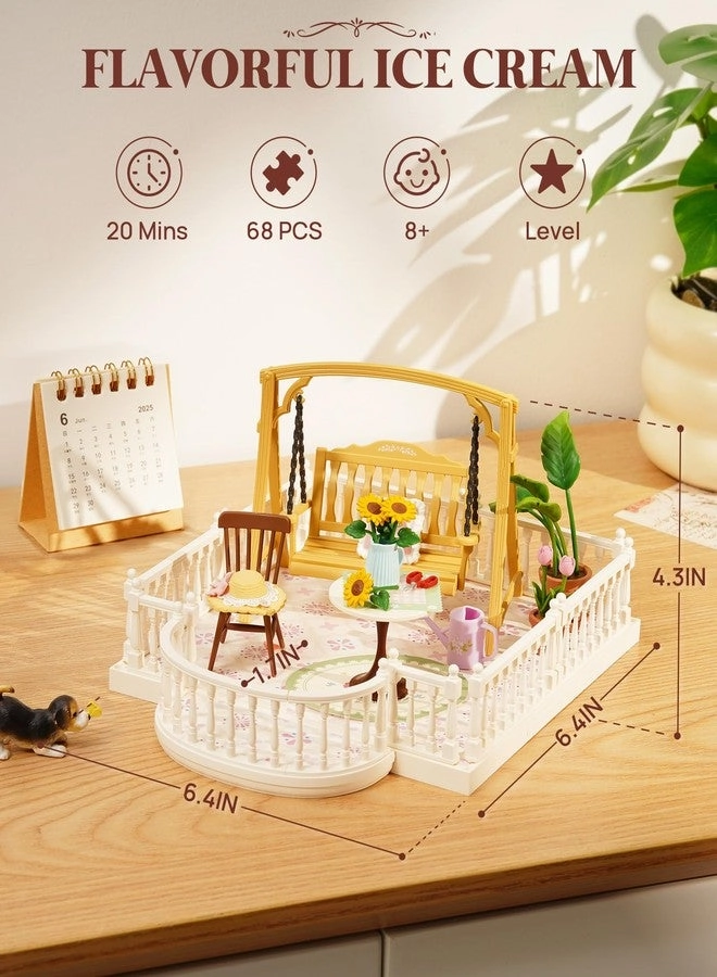 Super Creator Swing Terrace - DIY Miniature Roof Accessory P08