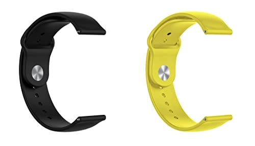 2 Pack 20mm Silicone Watch Band for Sekonda Motion