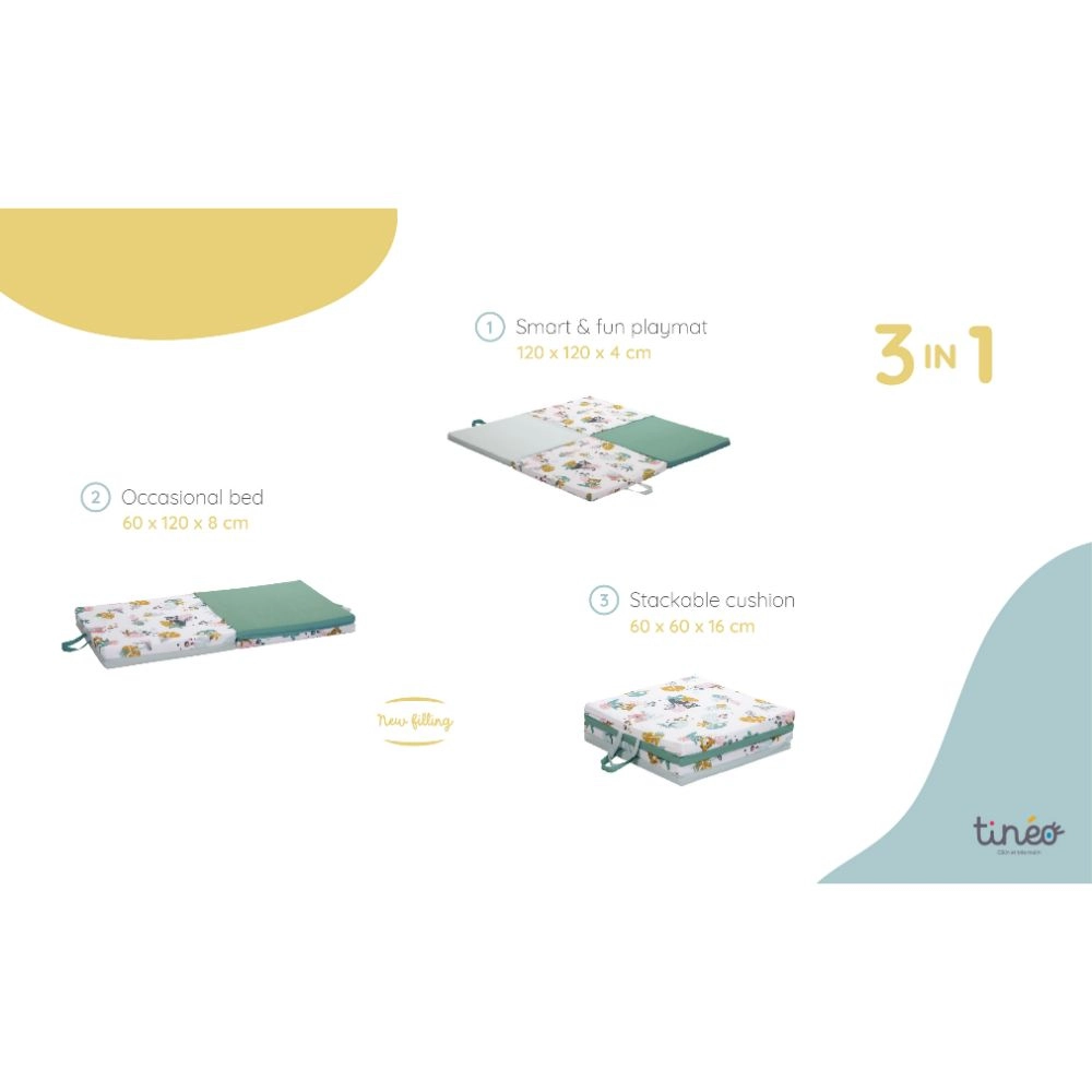 3 in 1 Smart And Fun Playmat - Jungle Buddies 0 months