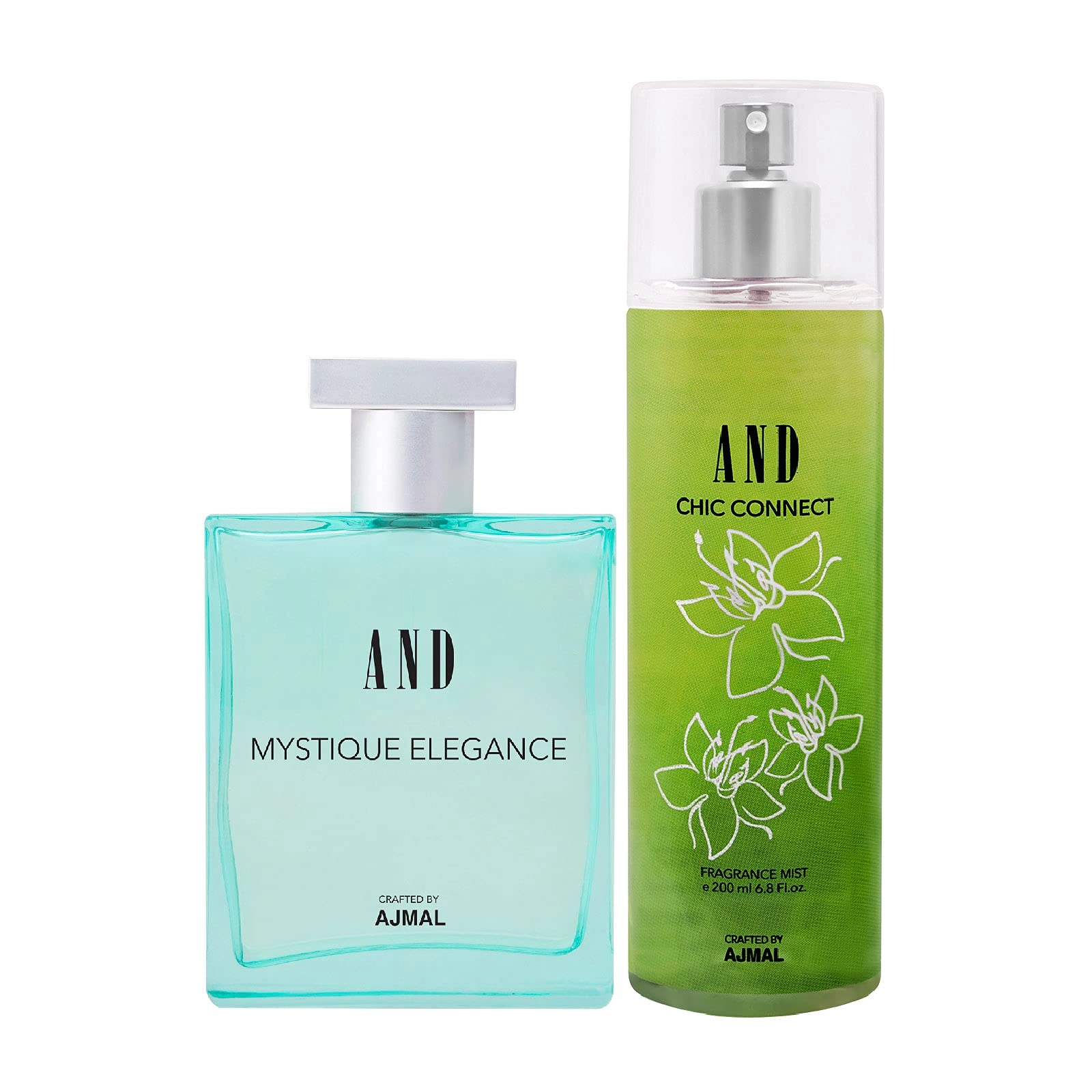 SUHAN AEROSAL Mystique Elegance Eau de Parfum - 100ml + Chic Connect Body Mist - 200ml + 2 Parfum Testers