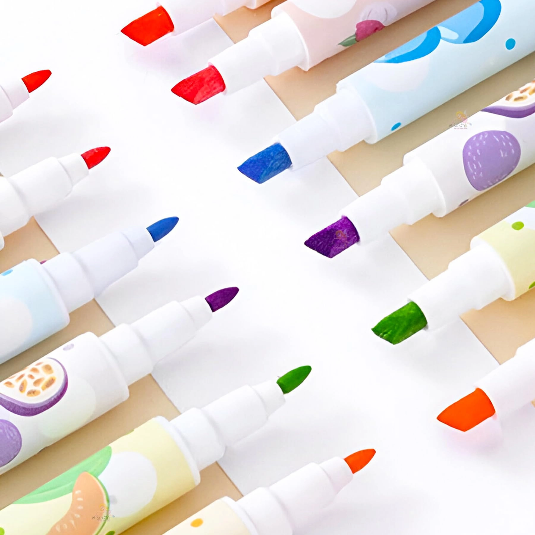 Double Headed Fruit Scented Marker Pen - Multicolor Chisel
