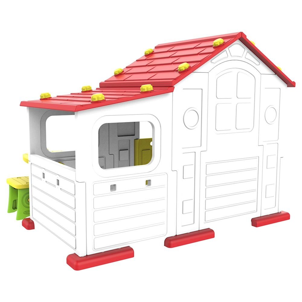 Tomo Big Playhouse - Table & Chairs UV-Protected Plastic