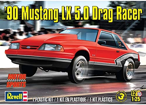 '90 Ford Mustang LX 5.0 Drage Racer Model Kit (85-4195) - Plastic - 1:25