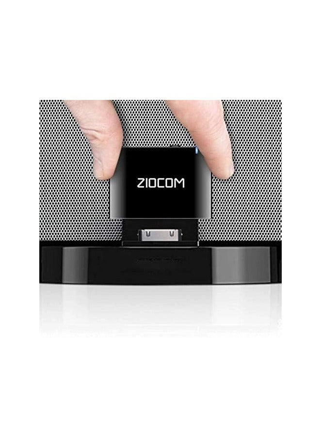 ZIOCOM 30 Pin Bluetooth Adapter - 3.5mm Aux Jack