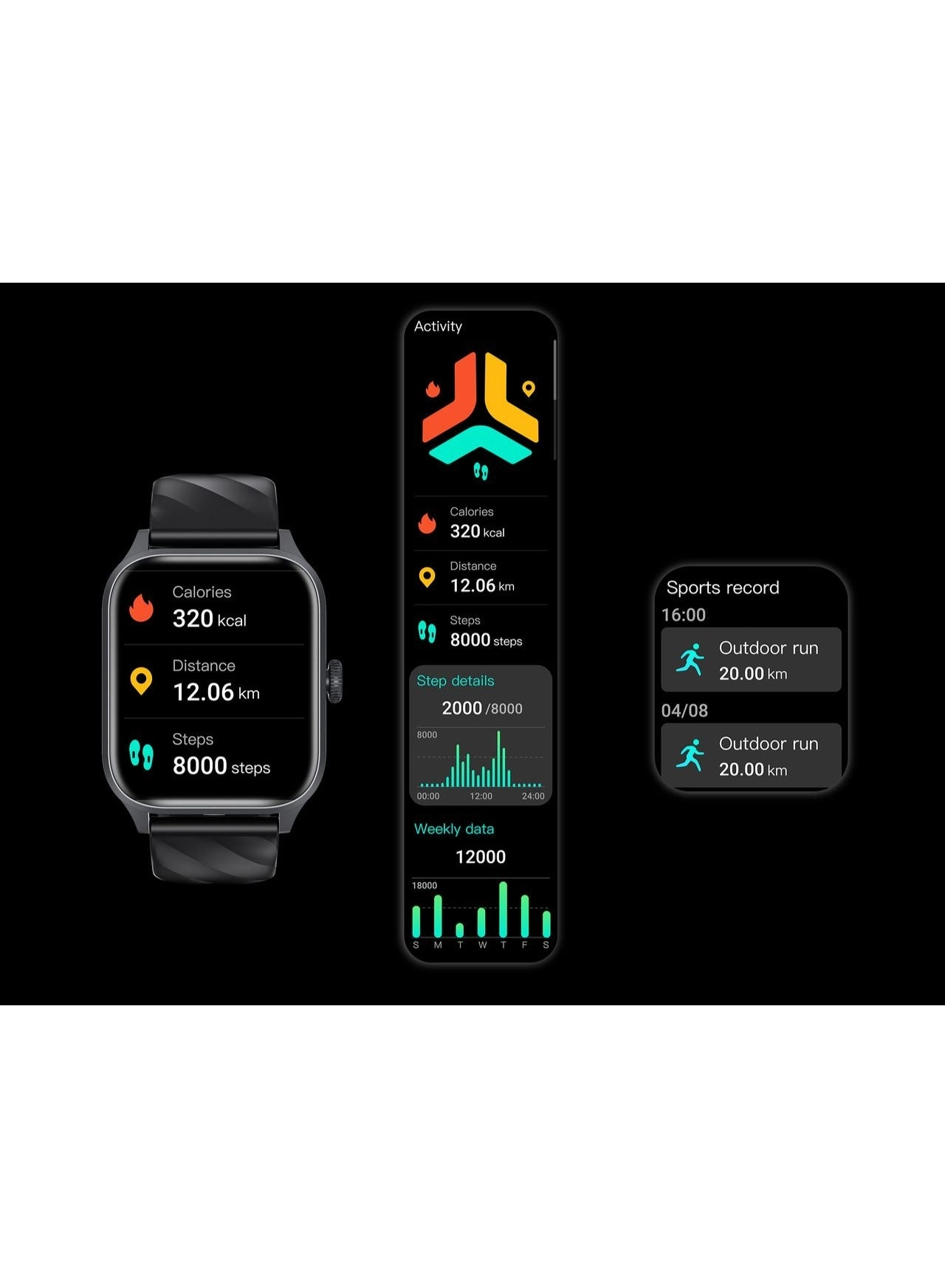 Active Smart Watch - 1.85"