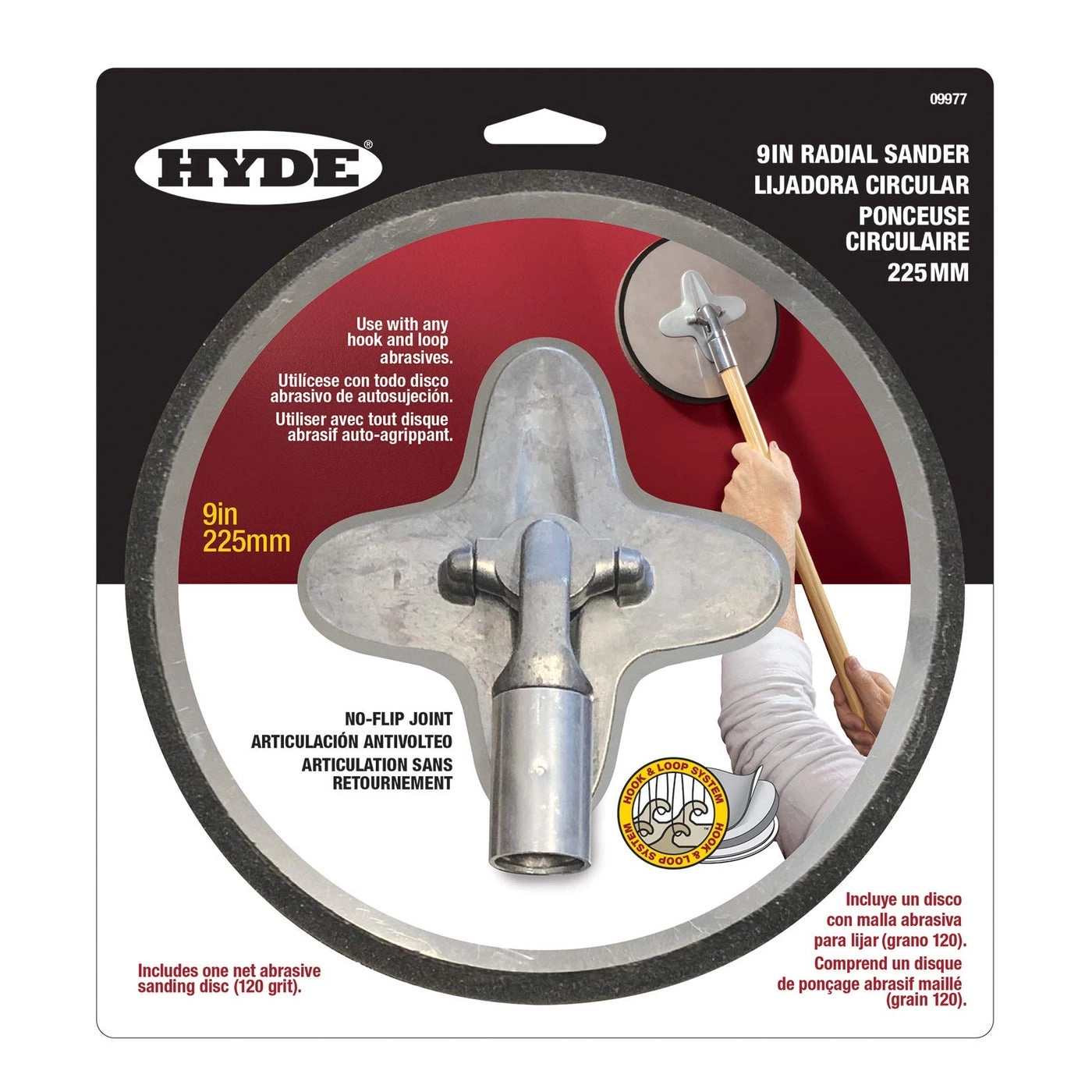 Hyde 09977 - Radial Sander 9"
