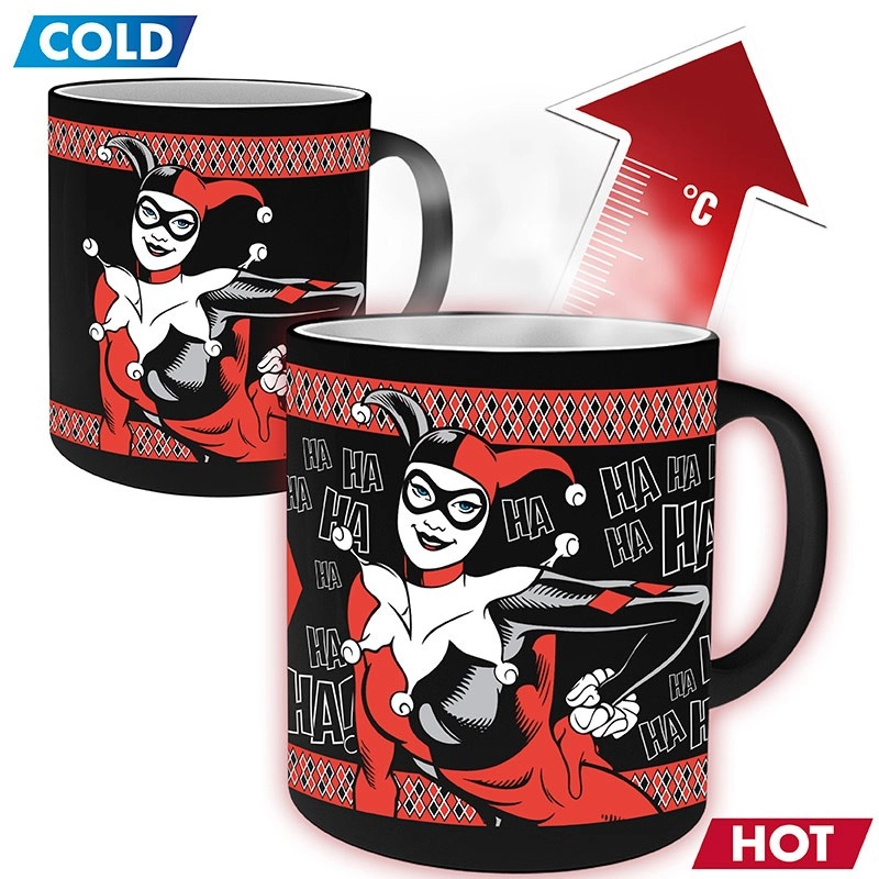 GB eye Harley Quinn Mug - Heat Change 320 ml