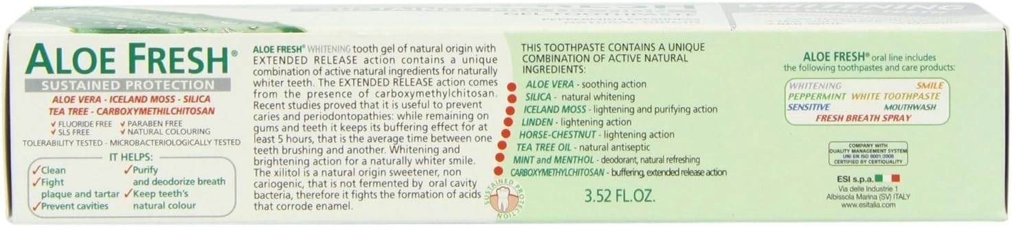 Whitening Aloe Vera Toothpaste 100ml