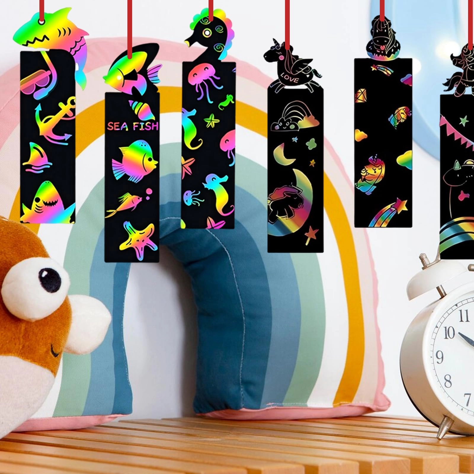 Scratch Art Bookmark - 36Pcs/40Pcs