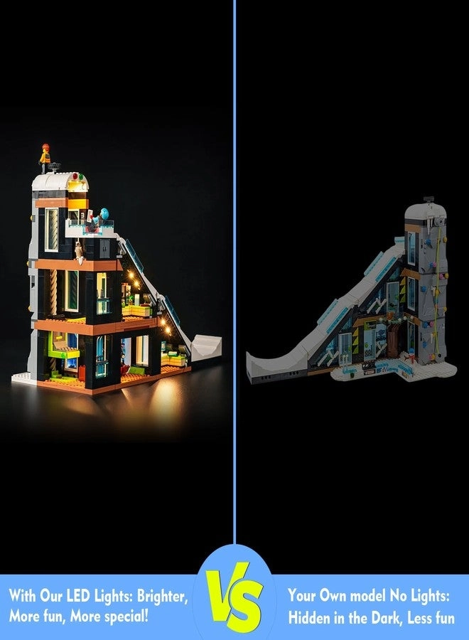LED Light Kit - for LEGO Ski and Climbing Center 60366 Lights Only No Models