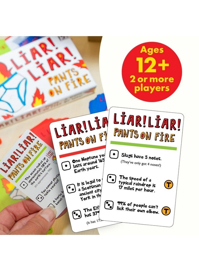 Liar Liar Pants On Fire: Can You Tell Who'S Lying? - Card Game