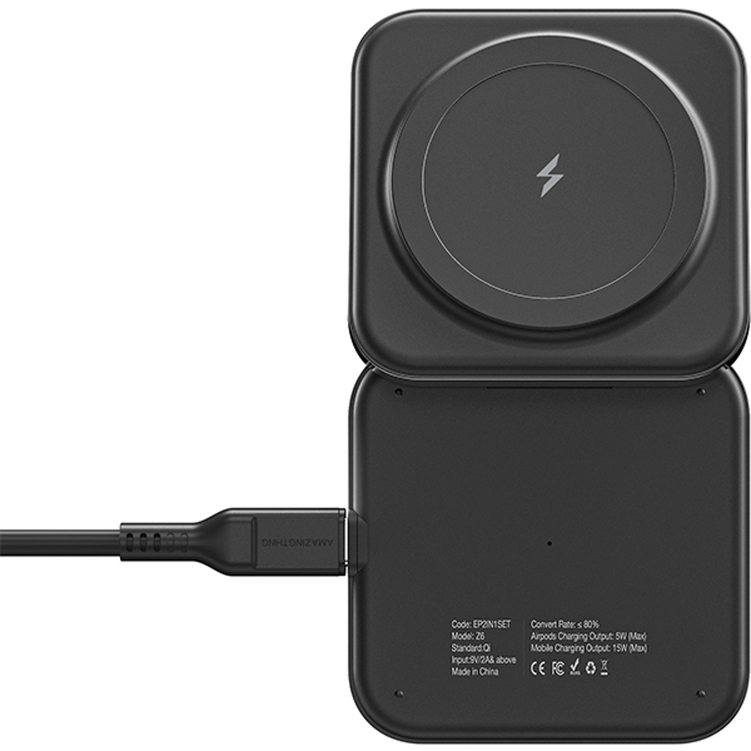 3-in-1 USB-C To USB-C Wireless Charger USB-C to USB-C