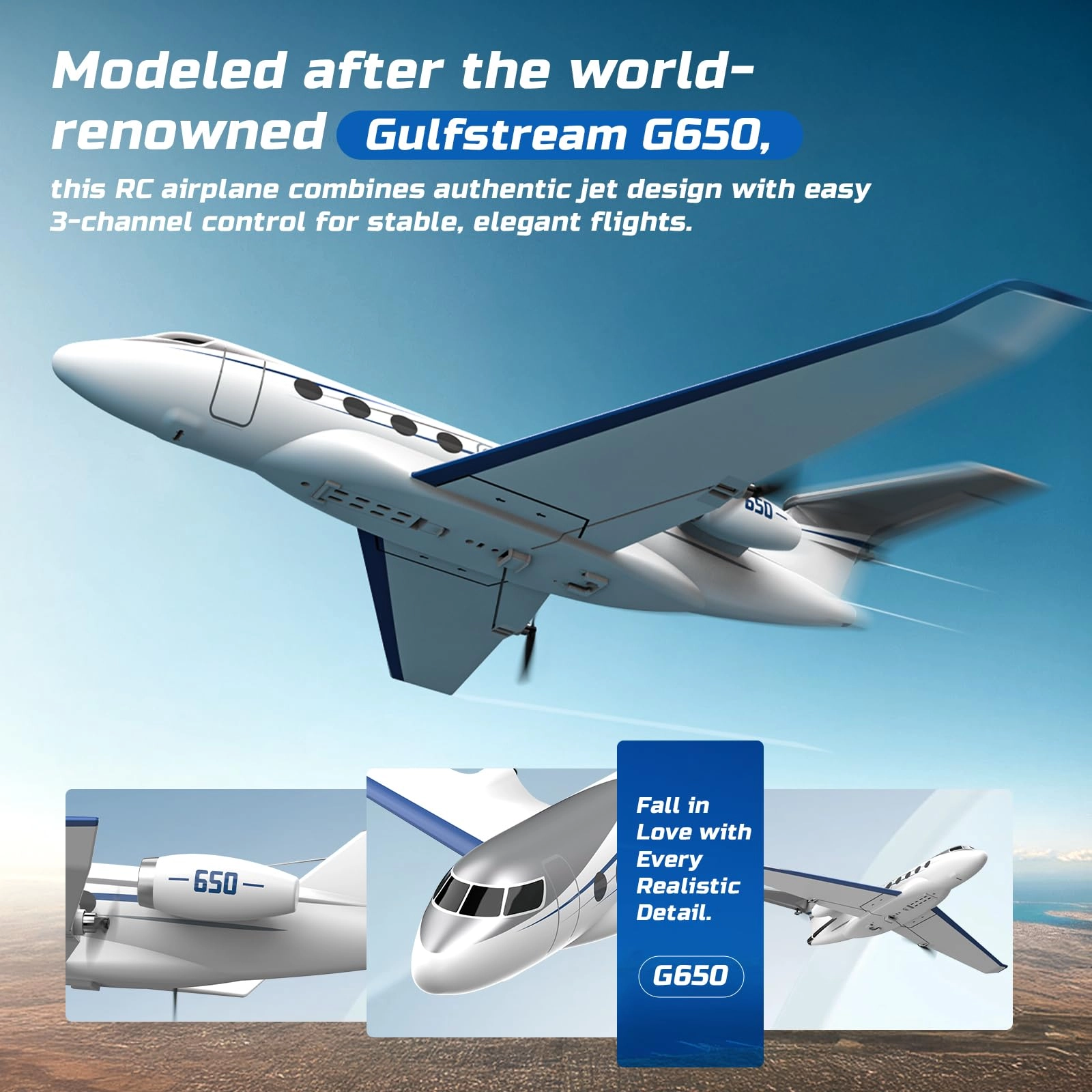 G650 - 3-CH 2.4GHz 6-axis Gyro