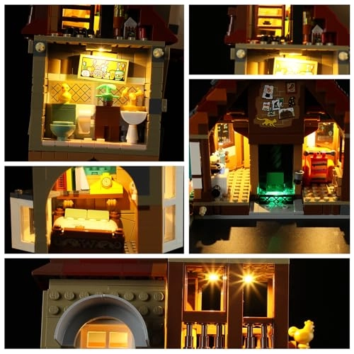 LED Light for LEGO Harry Potter The Burrow 76437 - Plastic Harry Potter
