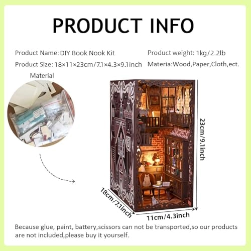Book Nook Kit - Decor Alley 1:24