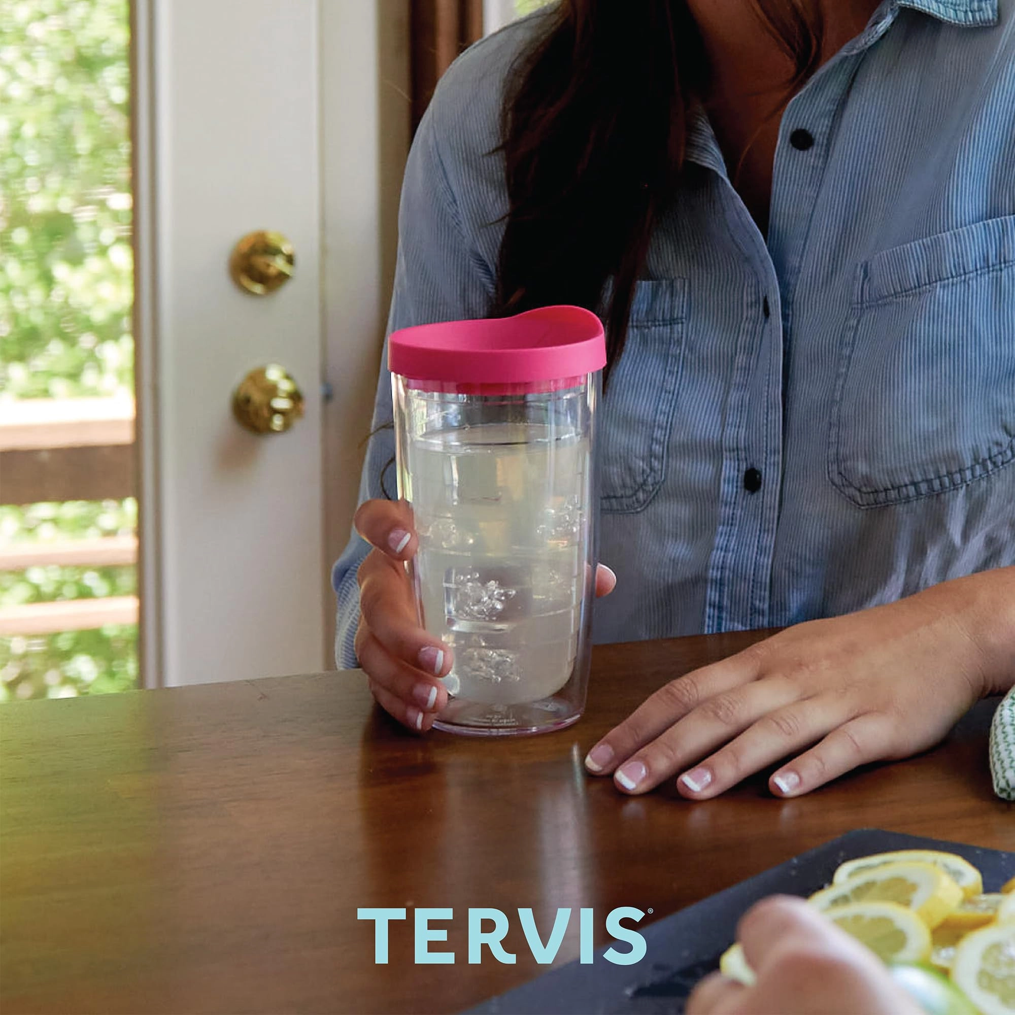 Plastic Primary Logo Insulated Tumbler Cup - 473ml