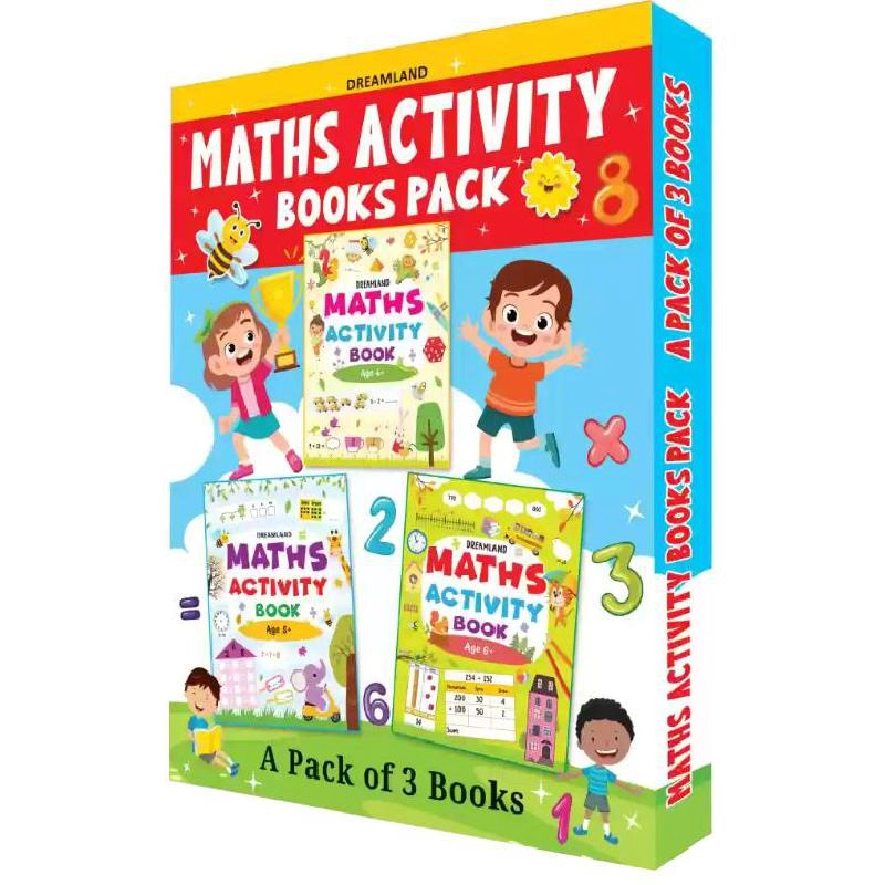 Dreamland Maths Activity Books Pack - Ages 4-6