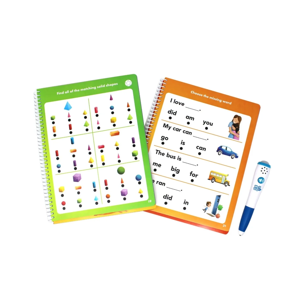 Hot Dots Learn At Home Reading And Maths Set 1 - Suitable for 4 years and above