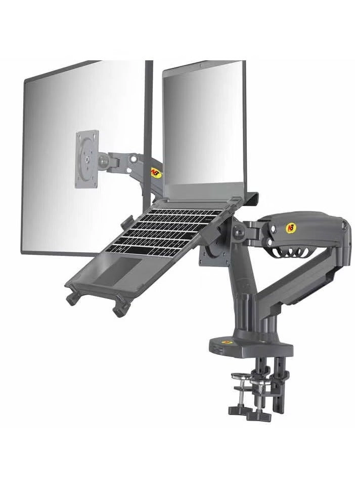 F160-FP - Dual Arm 17-27" 75x75mm & 100x100mm