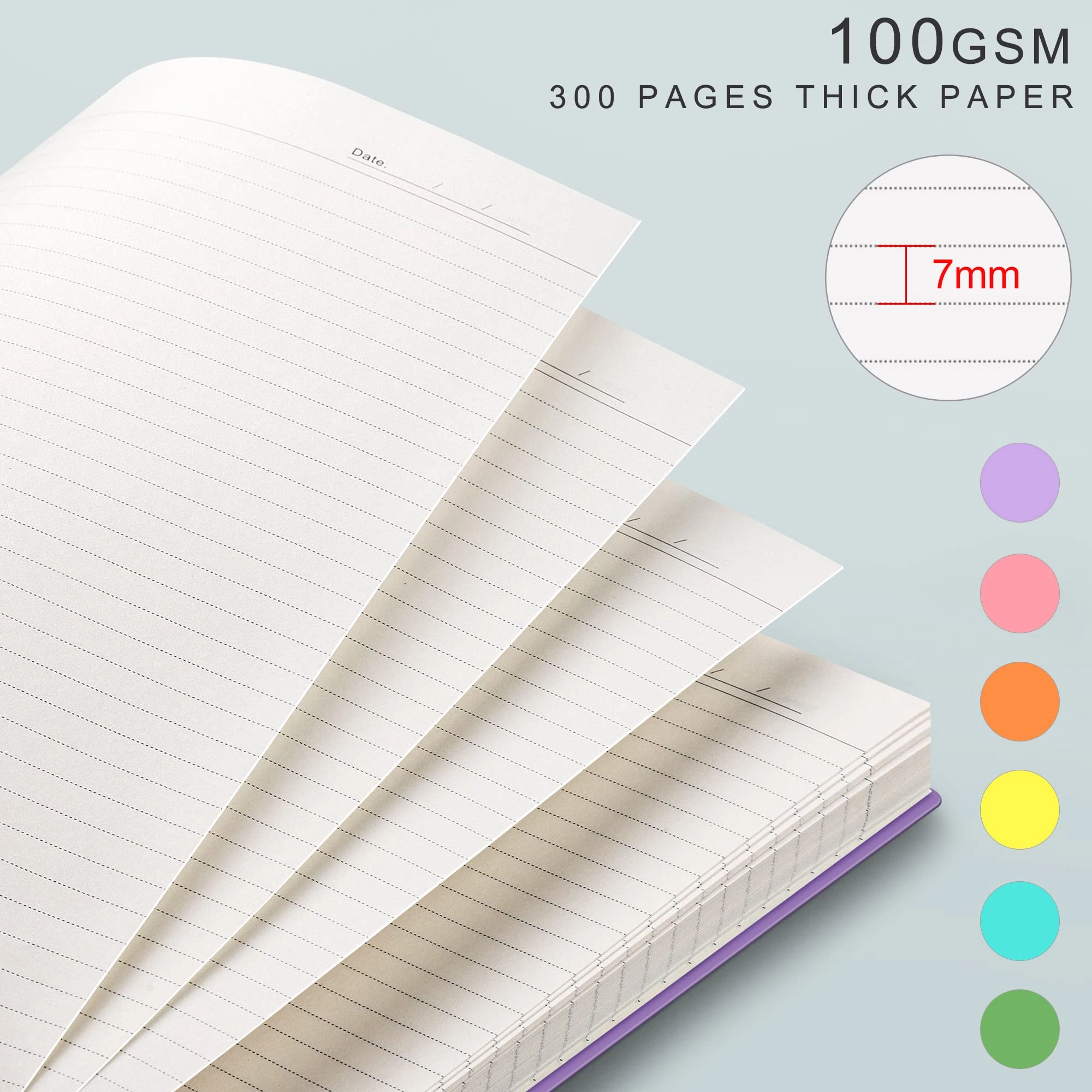 Notebook B5 Spiral - Lined 150 Sheets
