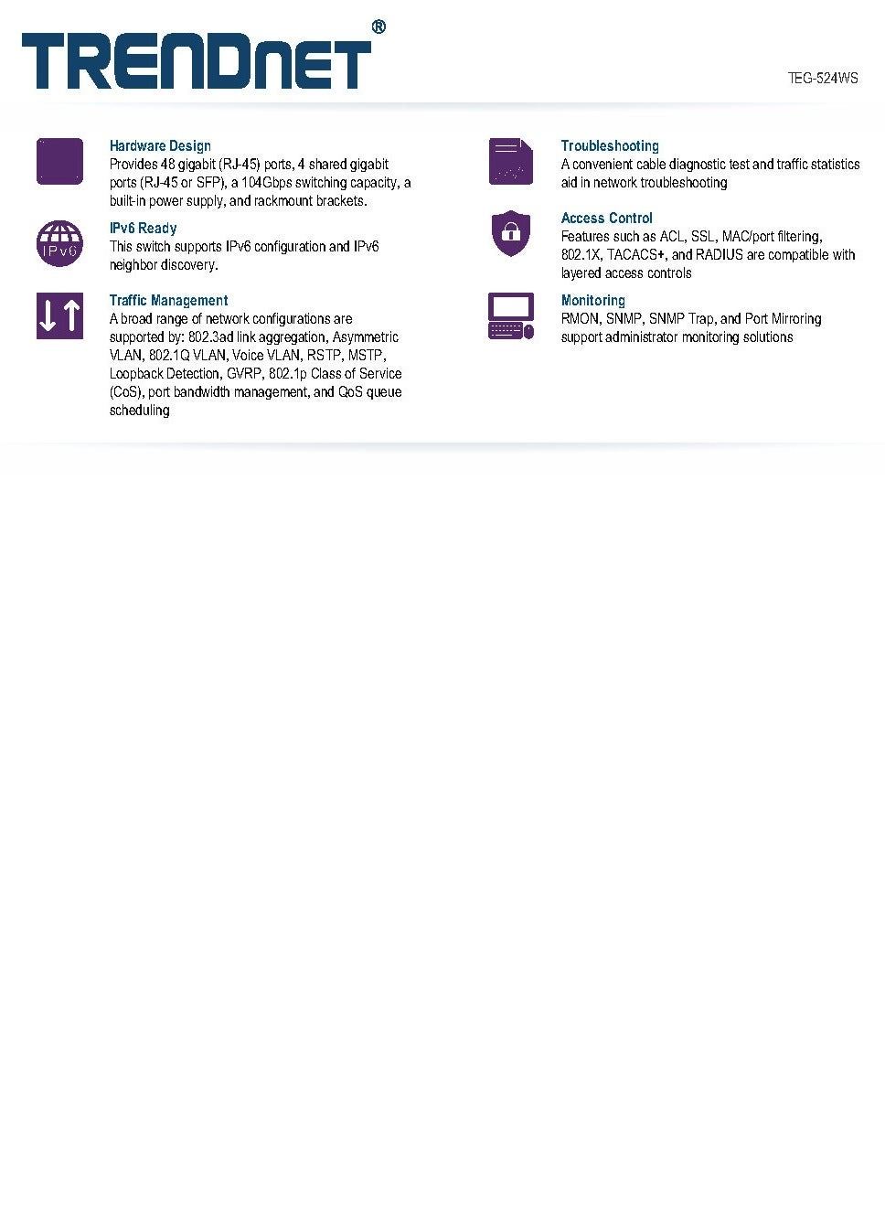 TEG-524WS 52-ports