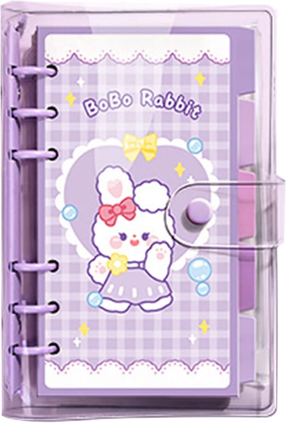 toysmax 3-Hole Binder Spiral Diary Notebook - 80+ Pages BOBO RABBIT