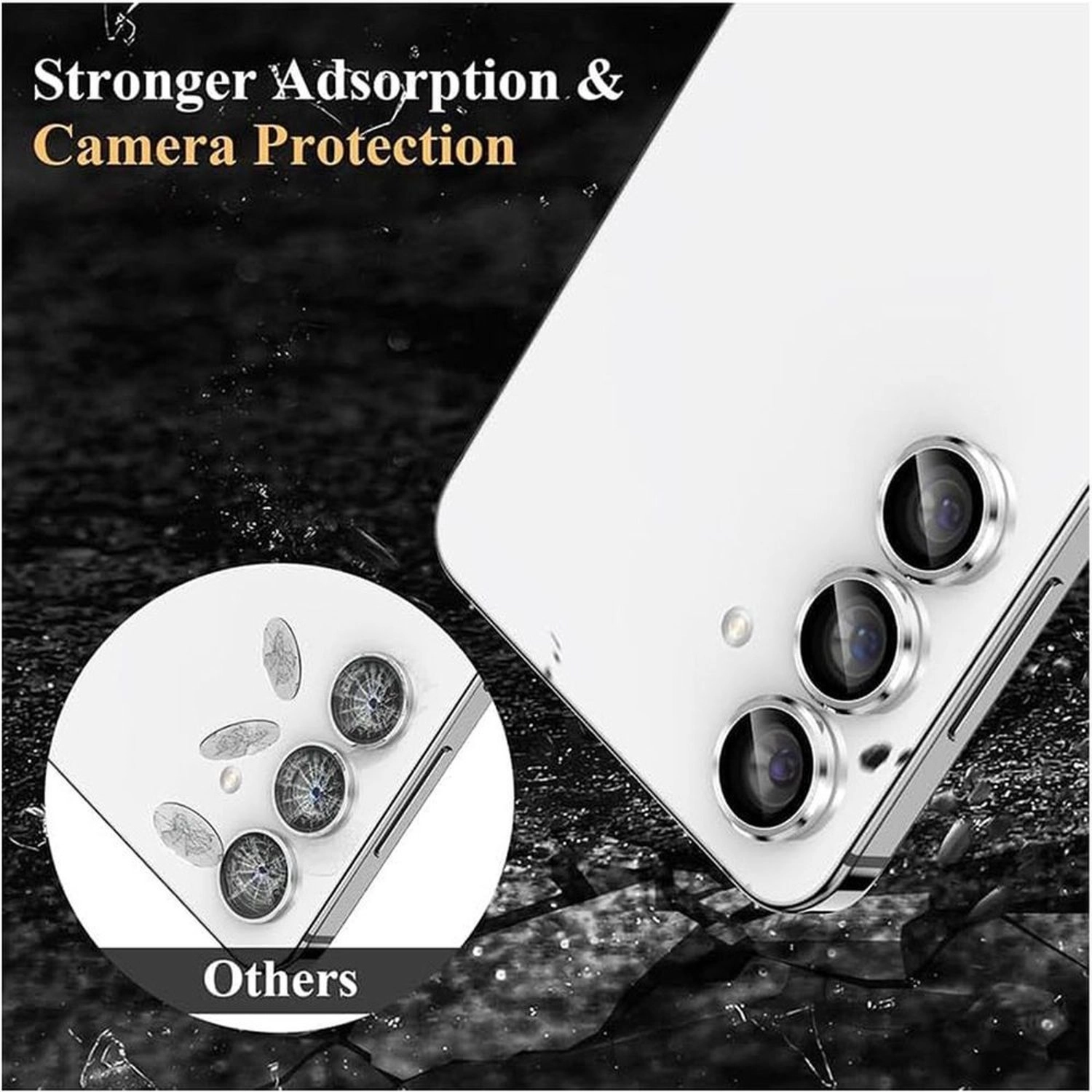 Clear Sapphire Glass Camera Lens Protector for Samsung Galaxy S25