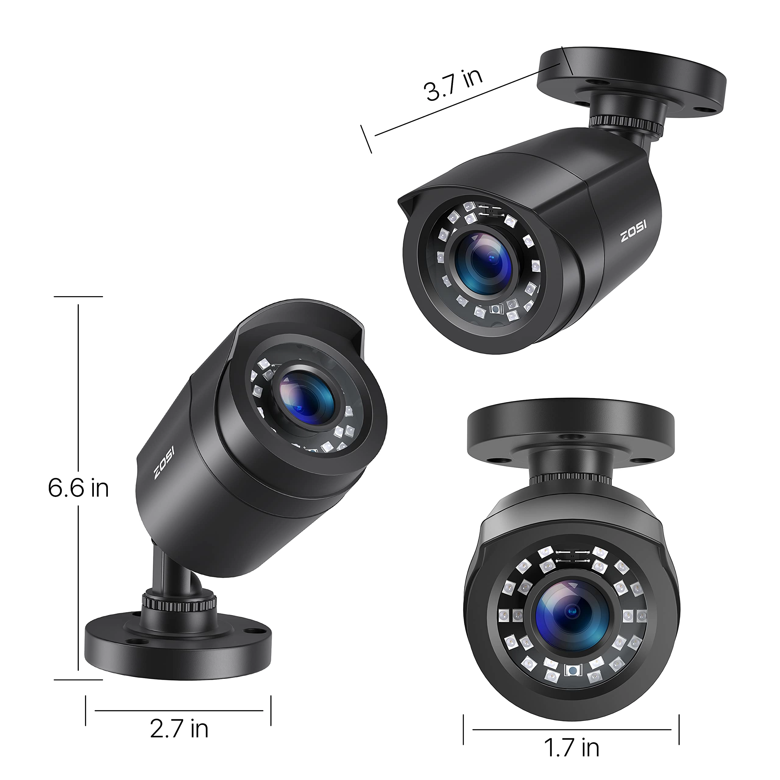 Security Bullet Camera - 1080P 4 Pack