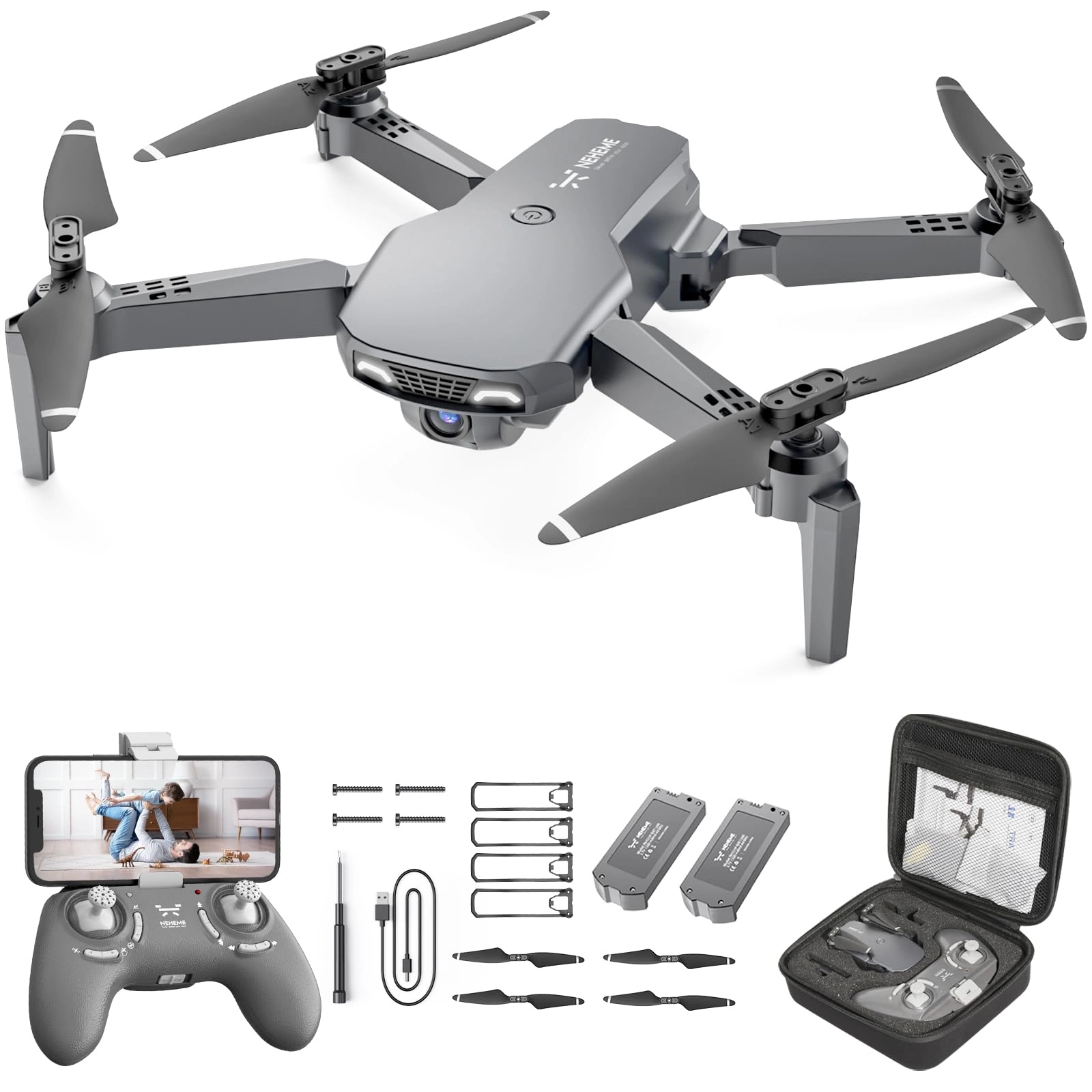 NEHEME Drones for Kids - 1080P
