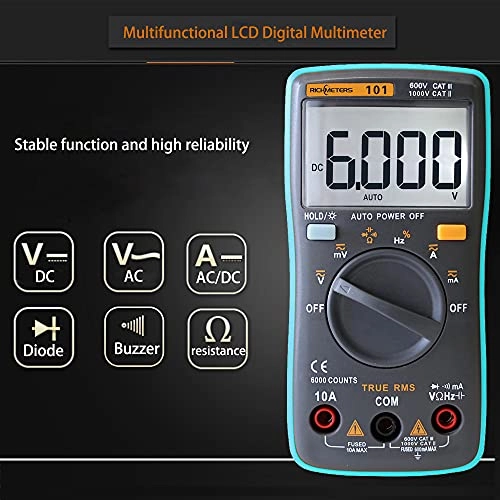 Multifunctional LCD Digital Multimeter - DMM DC AC