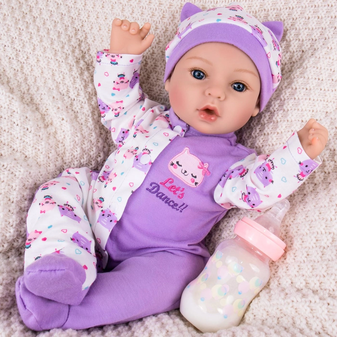 Reborn Baby Doll - 18 inches Vinyl Ages 3+