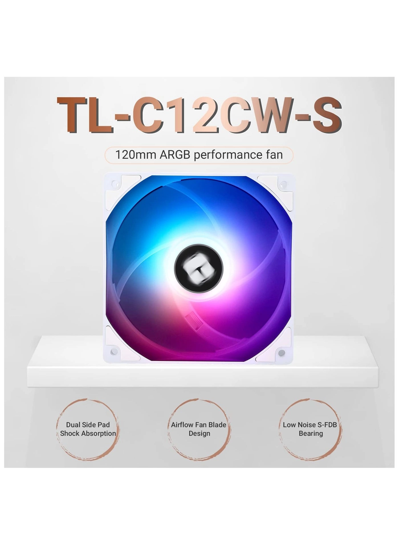 TL-C12CW-S - 1 fan(s) 120mm