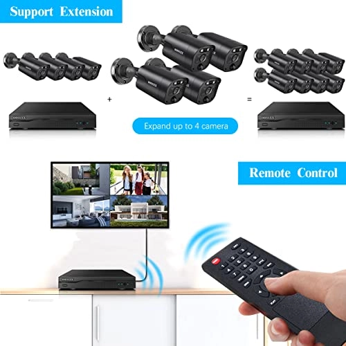 OSX-4KPOE-B80042TB - 4 cameras 8 channels 4K 8.0Megapixel