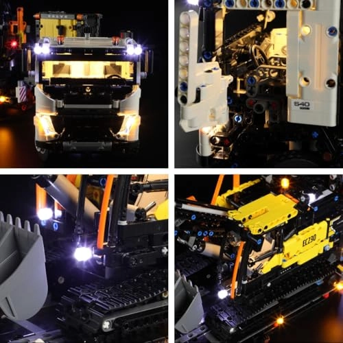 Light Set (42175) - 3 USB light kit Fits Volvo FMX & EC230