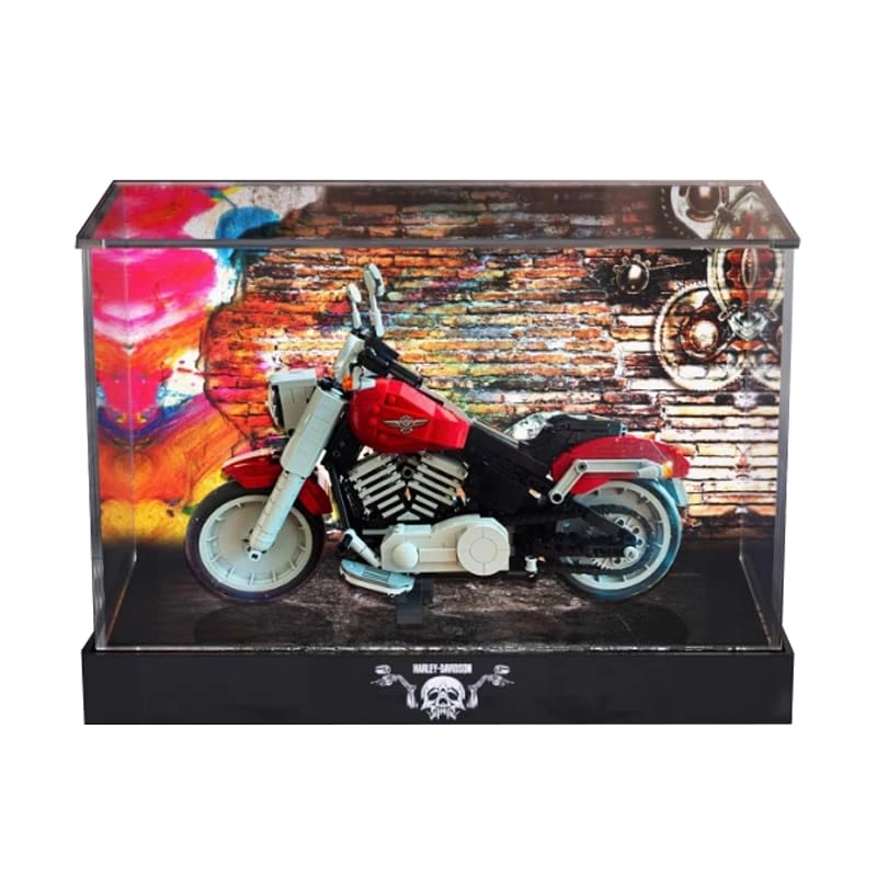 HCAEIOFJ Clear Acrylic Display Case for Lego Creator 10269 - 14.17x8.26x9.84in. Acrylic