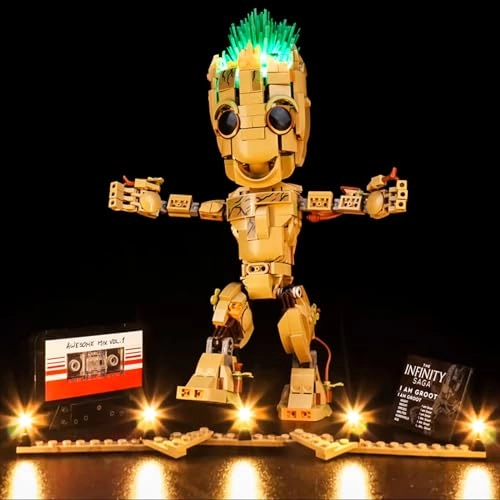 LED Lighting kit - I am Groot 76217 Multicolor
