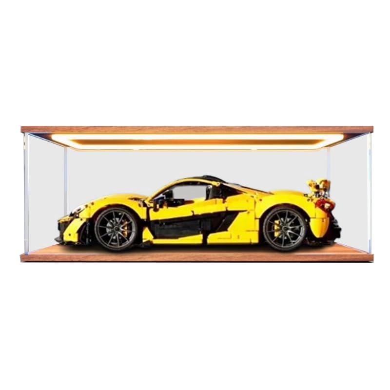 HCAEIOFJ Display Case for LEGO Technic 42172 + Top Light