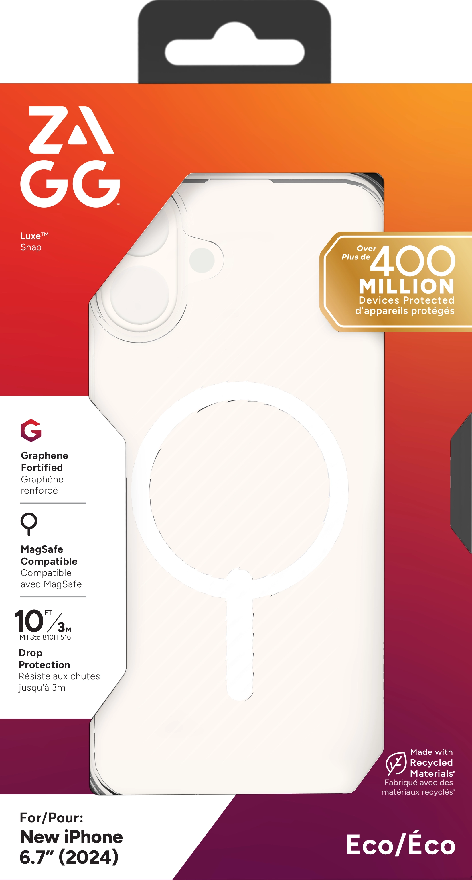 Luxe Snap Clear Case with MagSafe for Apple iPhone 16