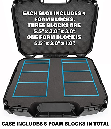 Graded Card Case - 9.5 x 5.5 x 3.5 Fits Up to 60+ BGS PSA FGS GMA Custom