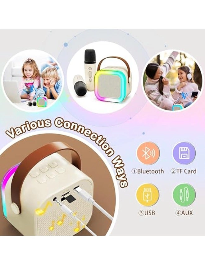 Portable Karaoke Machine - 2 wireless microphones