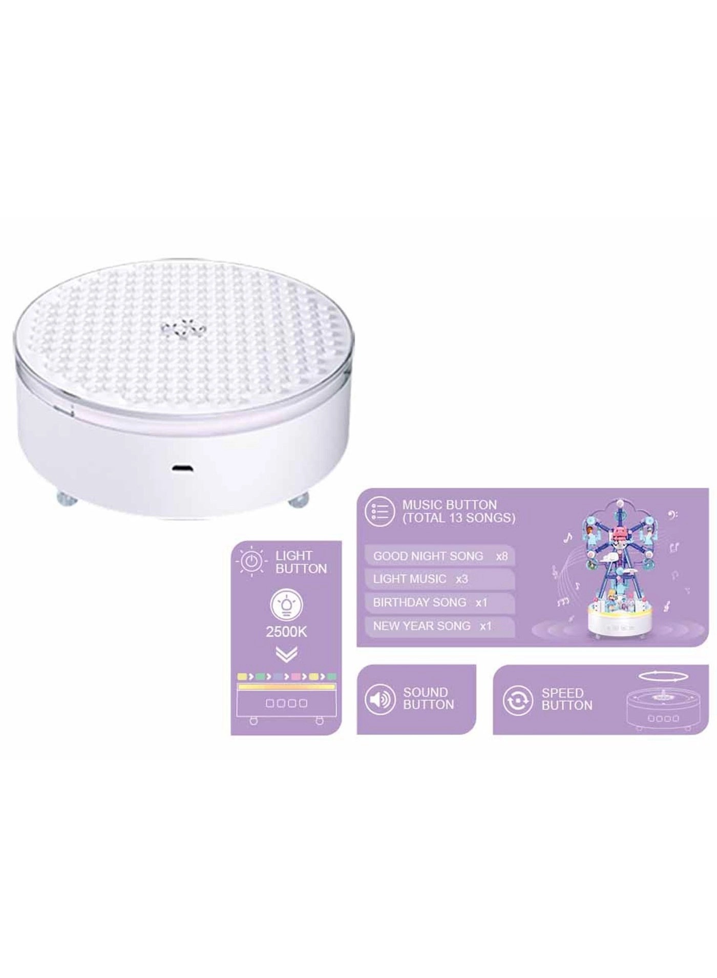 Sluban Happy Star Music Box Musical Toy - 8 years+