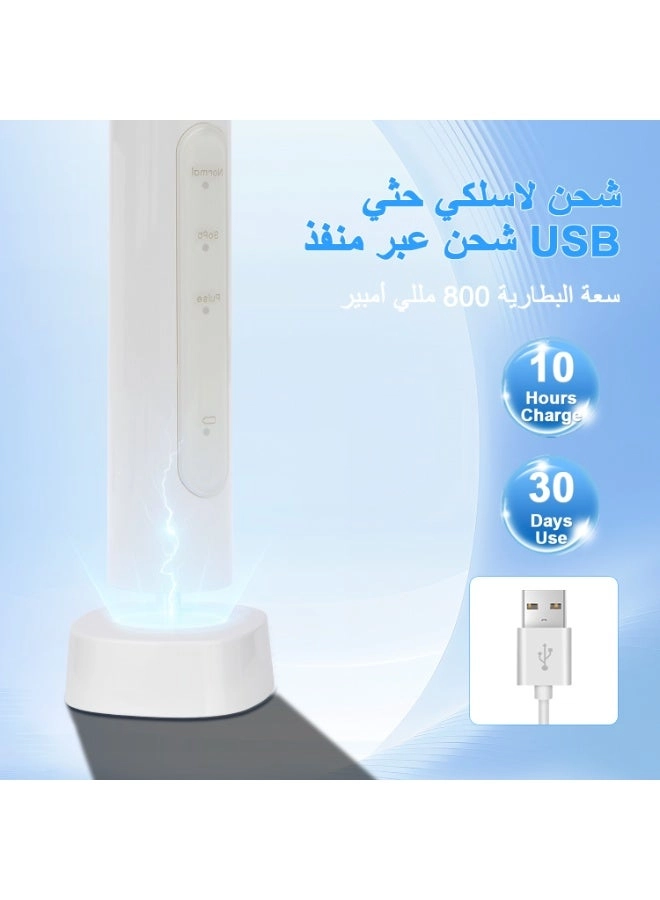 Rotating Electric Toothbrush - IPX7 Waterproof 2-Min Smart Timer Wireless Charging
