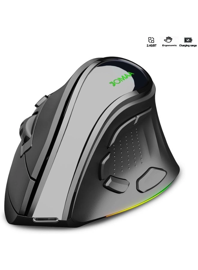 Ergonomic Vertical Mouse - Bluetooth USB