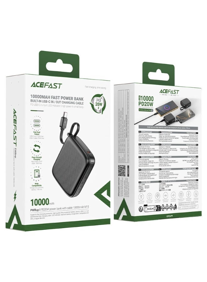 M15 - 10000mAh 20W Fast charging