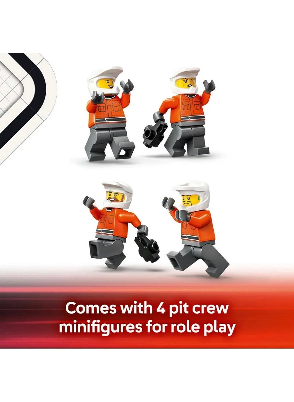 City F1 Pit Stop & Pit Crew (60443)