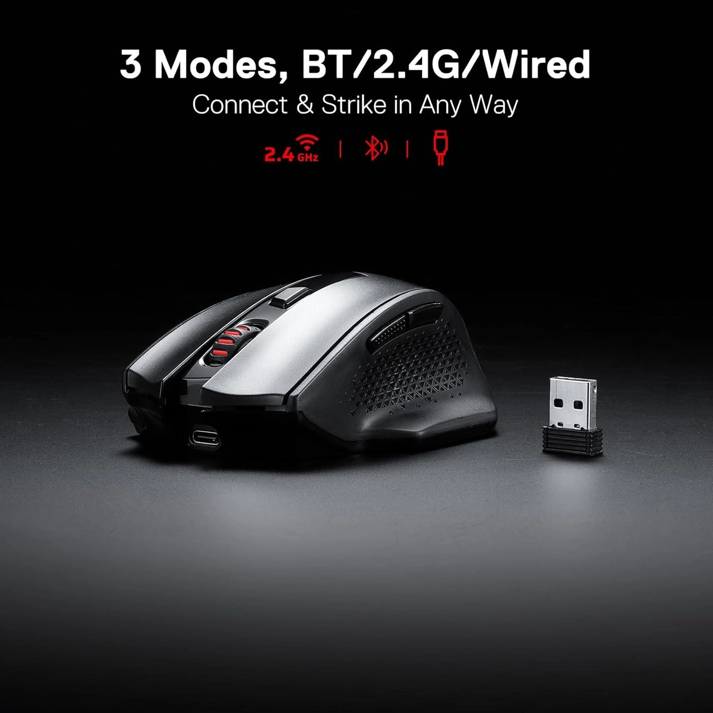 M994 Gaming Mouse - BT 2.4Ghz USB-C