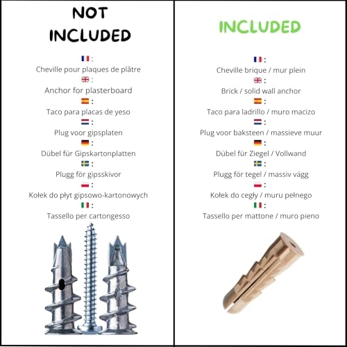 Wall Mount Compatible for Lego - Made in France Plastic