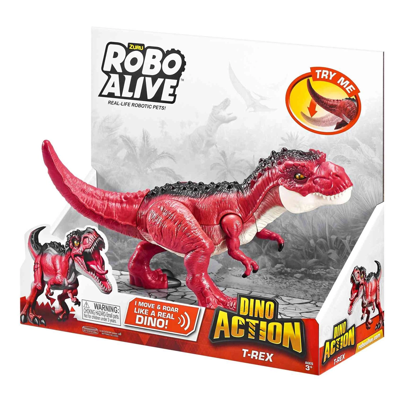 Dino Wars T-Rex - Red Robotic